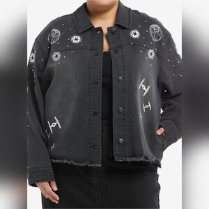Star Wars Darth Vader Rhinestone Denim Plus Size Jacket From Her Universe NWT